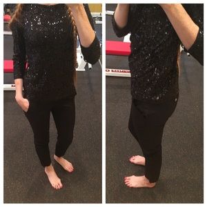 Calvin Klein black skinny dress pants